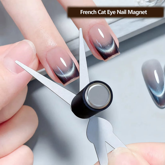 Double-Head French Nail Art Magnet