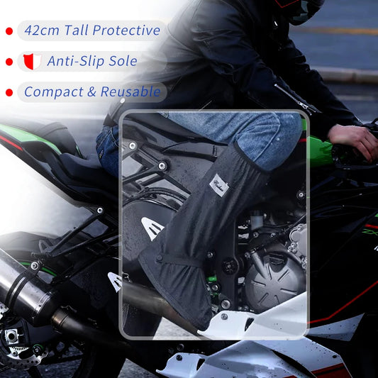 42Cm High Rain Boot Covers Waterproof