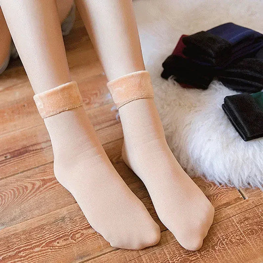 1/2/4/5 Pair New Women Winter Thicken Warm Short Socks